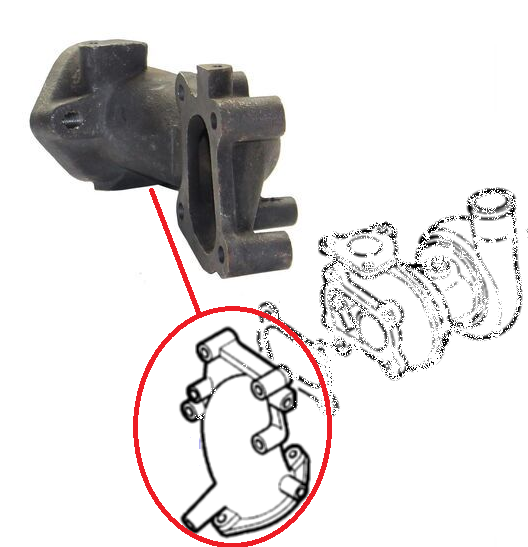 Opel Astra G 1.7 (Y17DT) Turbo Bağlantı Konnektörü Manifold