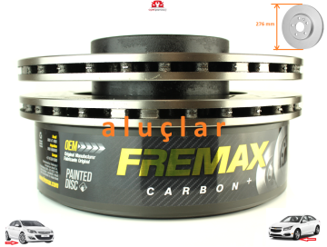 Opel Astra J - Chevrolet Cruze Ön Fren Disk TAKIM Çap 276mm