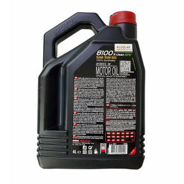 MOTUL 8100 X-cleanEFE 5W30 Dexos2 Partiküllü Motor Yağı 4LT 2021 Üretim