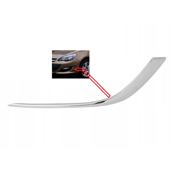 Opel Astra J Sis Far Kapağı Kromu Makyajlı Kasa İthal