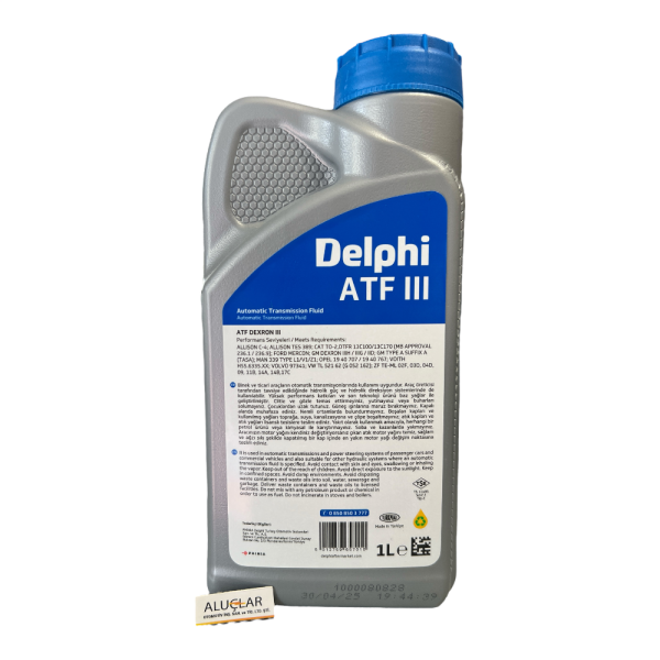 DELPHI ATF Otomatik Şanzıman Yağı DEXRON III 1 LT