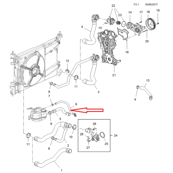 Opel Corsa D 1.2 Benzinli Gaz Kelebek Hortumu