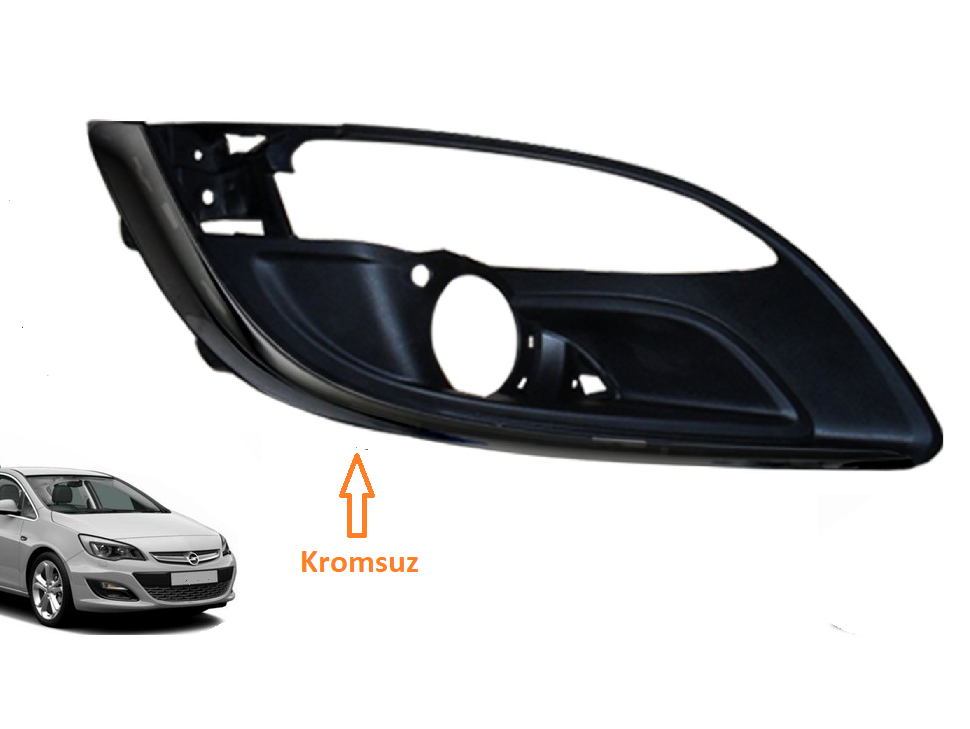 Opel Astra J Sis Far Kapağı Kromsuz Tip Sağ