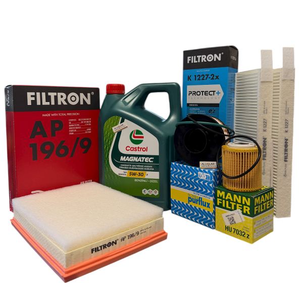 Opel Grandland 1.5 Periyodik Bakım Filtre Seti Castrol Motor Yağlı
